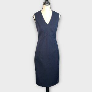 Ted Baker London Sheath Midi Dress TED 1 / US 2 to 4 Eleni Blue Crossover EUC